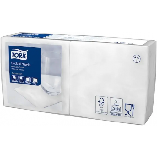 Салфетки Tork Cocktail Napkin Advanced 12 пачек * 200 листов в упаковке