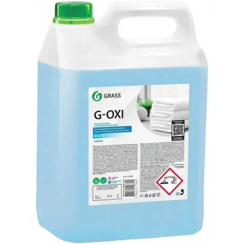Пятновыводитель отбеливатель для белых вещей Grass G Oxi Gel White 5 л