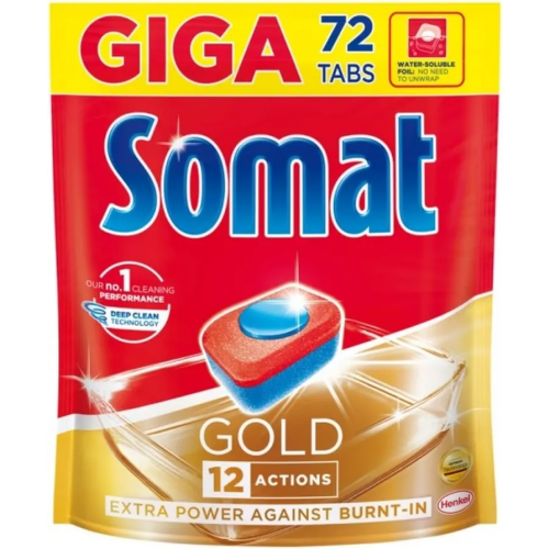Таблетки для посудомоечных машин Сомат Gold 72 таблетки