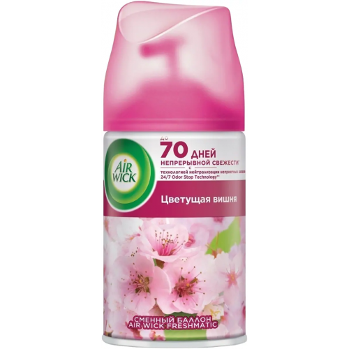 Сменный баллон к автоматическому освежителю воздуха Air Wick Freshmatic Цветущая Сакура 250 мл