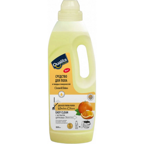 Средство для пола и твердых поверхностей Qualita Optima Clean & Shine Winter Citrus 1 л