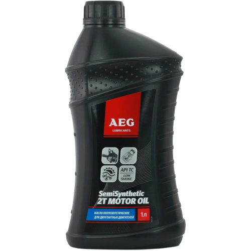 Масло полусинтечиское для двухтактных двигателей AEG Lubricants Semi Synthetic 2T Motor Oil 1 л