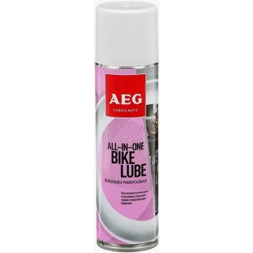 Велосмазка универсальная 6 в 1 AEG Lubricants Universal Chain Lube 335 мл