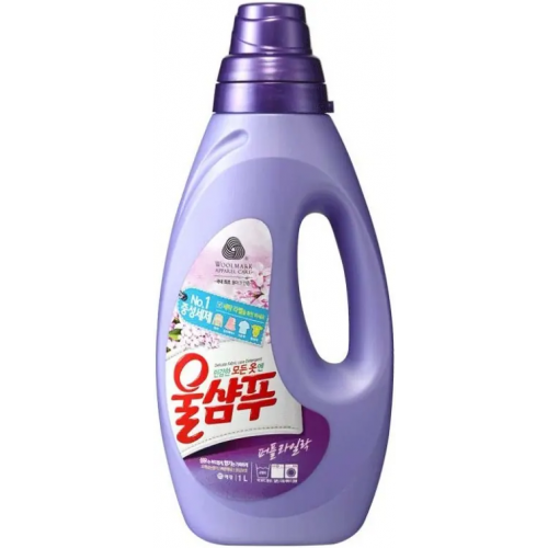 Жидкое средство для стирки деликатных тканей Kerasys Wool Shampoo Fresh 1 л