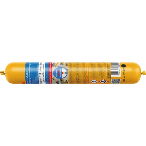 Универсальный полиуретановый герметик Sika flex 719 Universal PU 600 мл черный