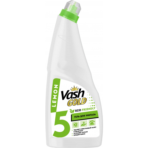 Гель для чистки унитазов Vash Gold 5 Lemon 750 мл