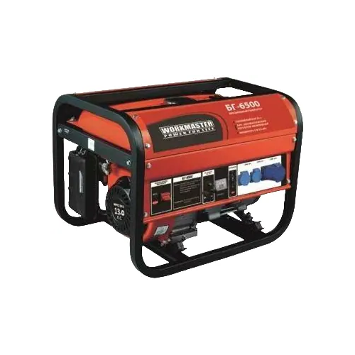 Бензиновый генератор Workmaster БГ 6500 5500 Вт