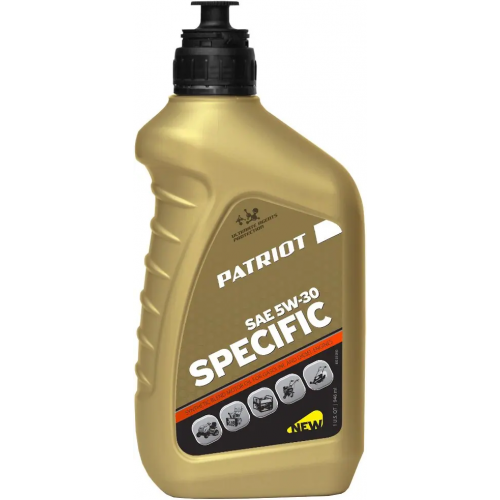 Масло моторное полусинтетическое Патриот Specific 5W 30 SJ/CF 946 мл