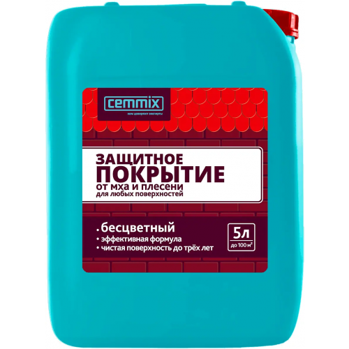 Защитное покрытие от мха и плесени Cemmix 5 л