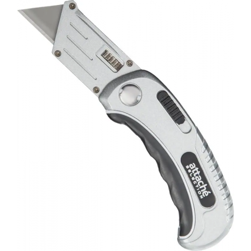 Нож многофункциональный с трапецевидным лезвием Attache Selection Twin Blade Folding Cutter 104 мм