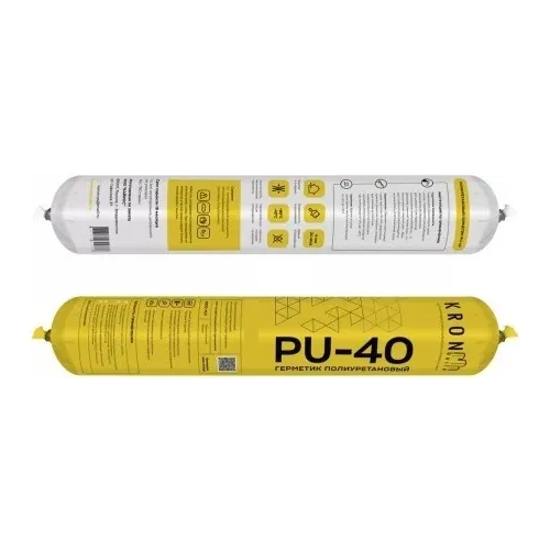 Герметик полиуретановый Kronbuild PU 40 600 мл белый