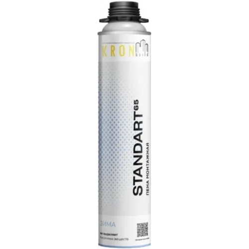 Пена монтажная Kronbuild Standart 65 Зима 850 мл