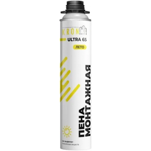 Пена монтажная Kronbuild Ultra 65 Лето 850 мл