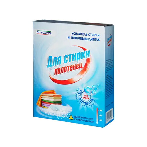 Усилитель стирки и пятновыводитель Dr.Norvin для Cтирки Полотенец 300 г