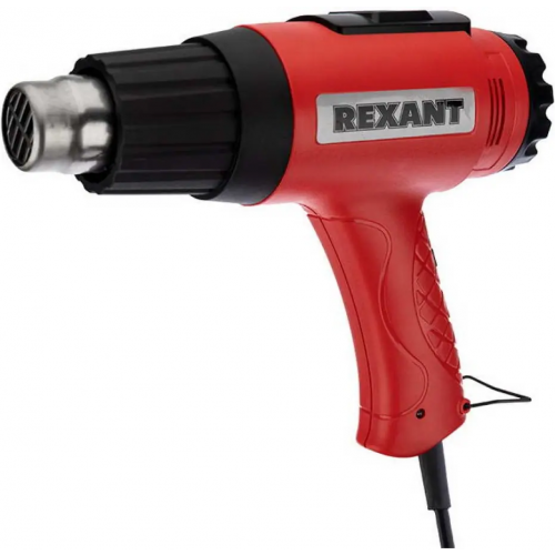 Фен строительный Rexant Master 1800 Вт 1 с терморкгулятором и жк дисплеем + 1 насадка редукционная