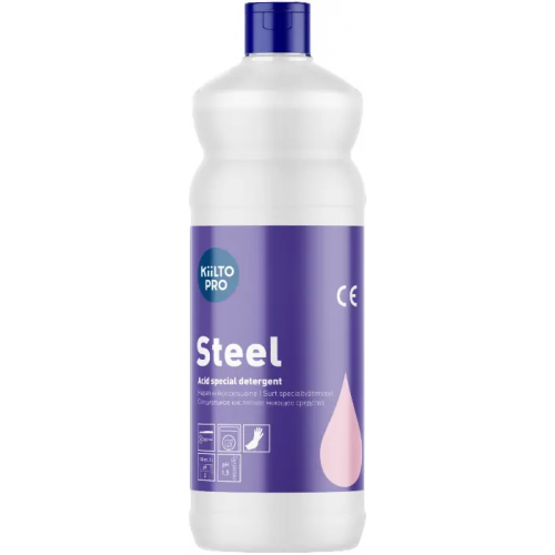 Средство специальное кислотное моющее Kiilto Pro Steel 1 л