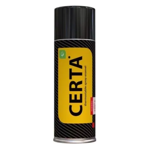 Краска термостойкая Certa 520 мл серебристая