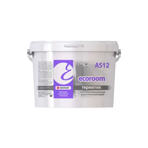 Герметик акриловый для окон Ecoroom AS12 7 кг