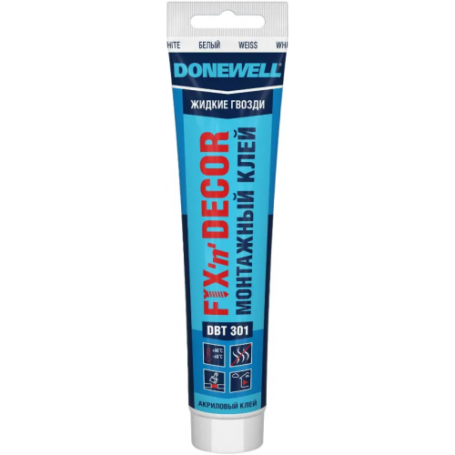 Клей монтажный акриловый Donewell Fix n Decor DBK 301 85 мл
