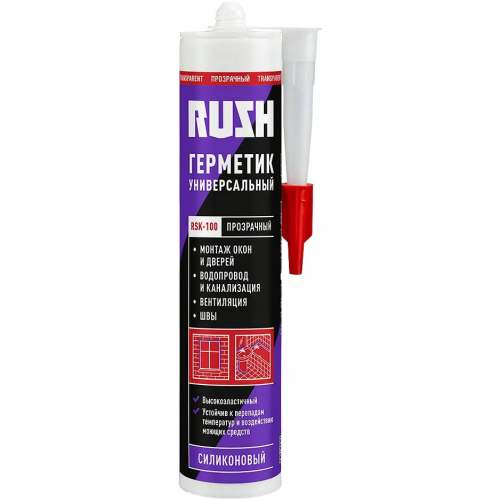 Герметик силиконовый универсальный Rush RSK 100 240 мл