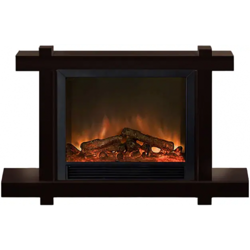 Каминокомплект современный Glenrich Капри Delux Sharm 33 Black дуб 46