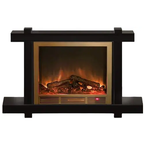 Каминокомплект современный Glenrich Капри Delux Sharm 33 Brass венге