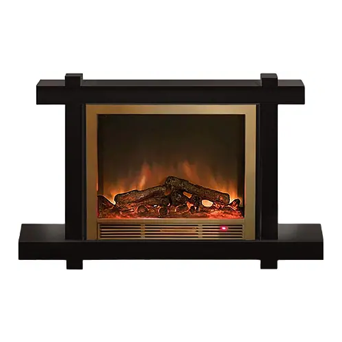 Каминокомплект современный Glenrich Капри Delux Sharm 33 Brass дуб 46