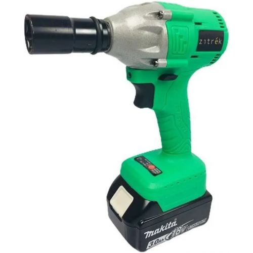 Гайковерт аккумуляторный ударный Zitrek Crusher 20 Li 20 В 1 гайковерт + 1 аккумулятор + 1 зарядное устройство + 1 торцевая головка