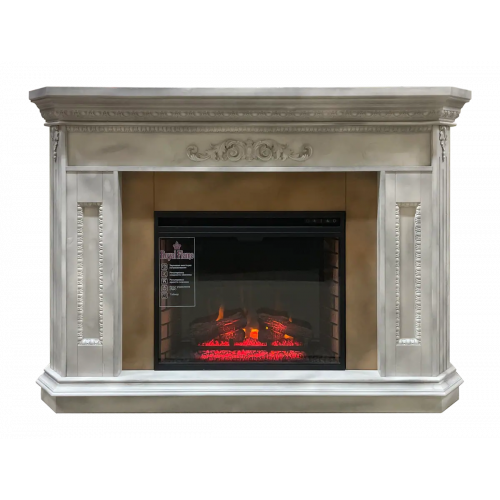 Каминокомплект классический Glenrich Каролина Delux Vision 28 Vision 28 EF LED FX мрамор крем