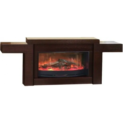 Каминокомплект современный Glenrich Европа Delux Rondo S86 дуб 46