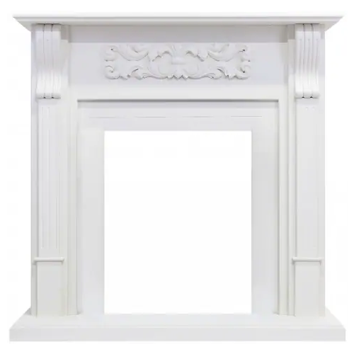 Портал классический Royal Flame Venice фактурный белый