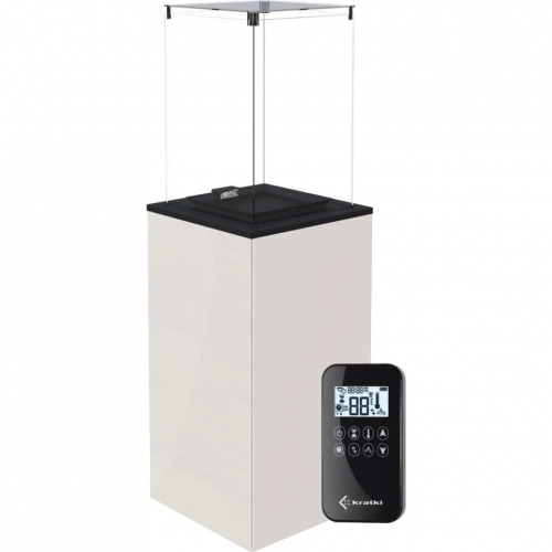 Газовая топка уличная Kratki Patio Mini 8200 Вт белый