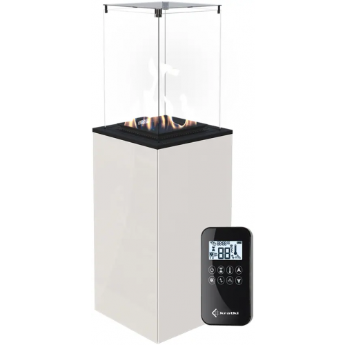 Газовая топка уличная Kratki Patio 8200 Вт белый