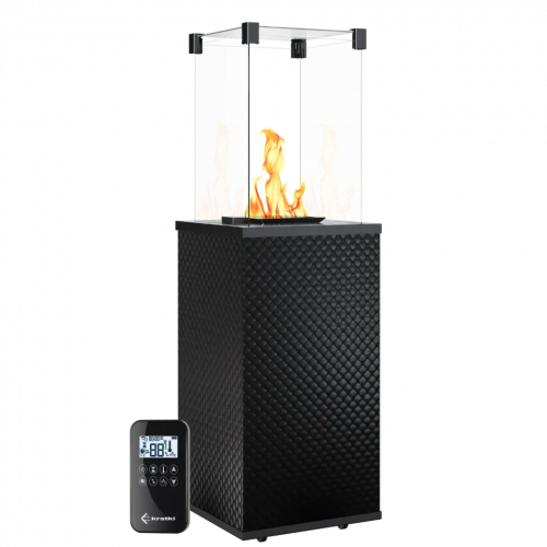 Газовая топка уличная Kratki Patio 4000 Вт черный