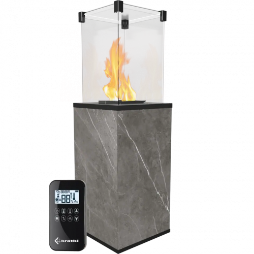 Газовая топка уличная Kratki Patio Mini 8200 Вт серый