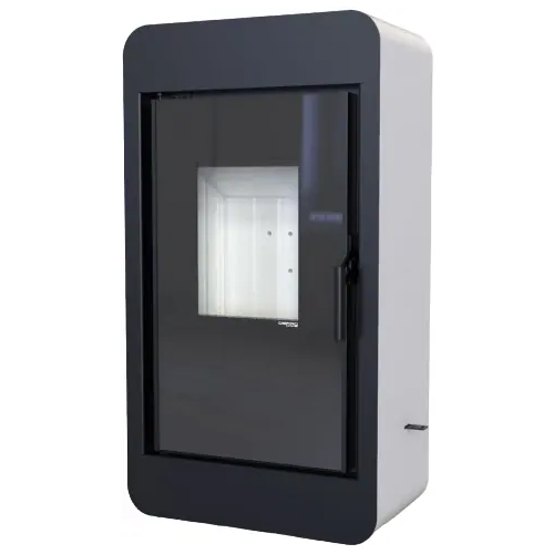 Печь камин Defro Home Pico прямая 6600 Вт облицовка белая сталь