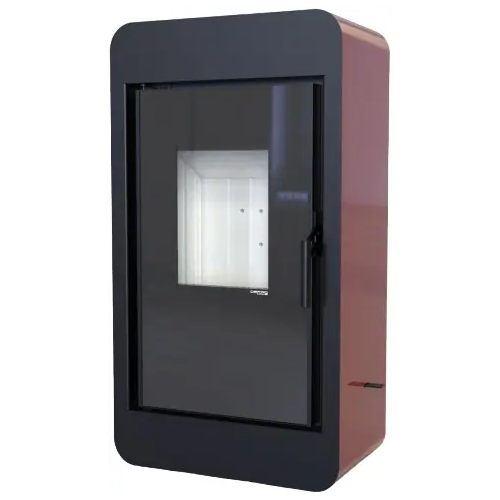 Печь камин Defro Home Pico прямая 6600 Вт облицовка красная сталь