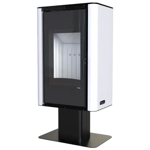 Печь камин Defro Home Solum Top прямая 9000 Вт облицовка белая сталь