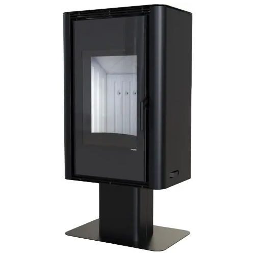 Печь камин Defro Home Solum Top прямая 9000 Вт облицовка черная сталь