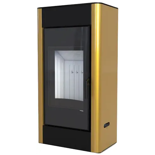 Печь камин Defro Home Solum прямая 9000 Вт золотая