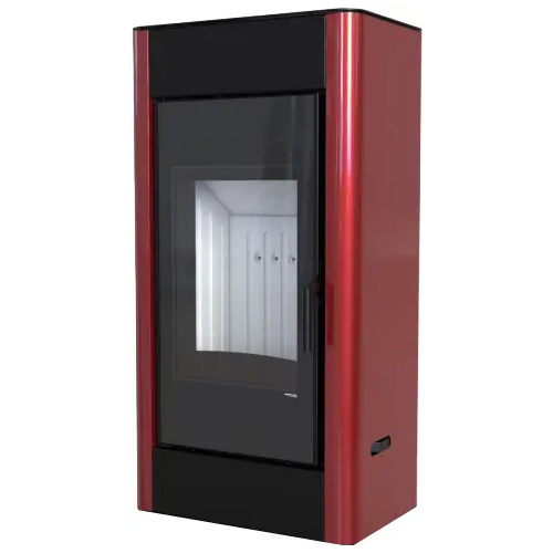 Печь камин Defro Home Solum прямая 9000 Вт красная