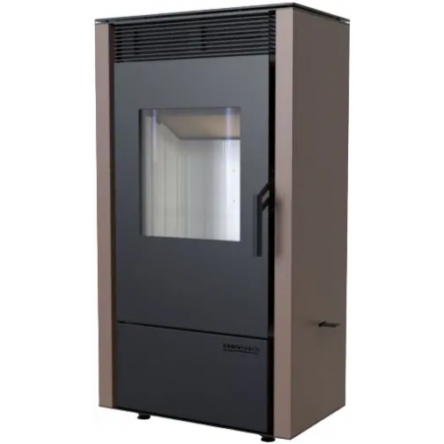Печь камин Defro Home Viva прямая 6000 Вт облицовка коричневая сталь