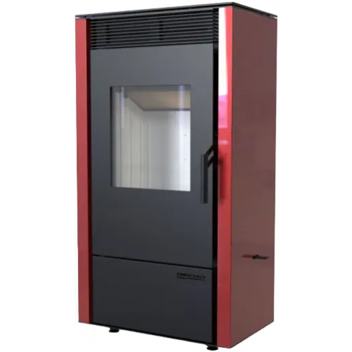 Печь камин Defro Home Viva прямая 6000 Вт облицовка красная сталь