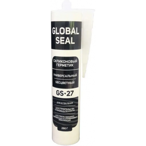Герметик cиликоновый универсальный Global Seal GS 27 290 г бесцветный