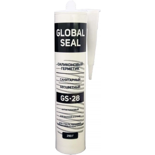 Герметик силиконовый санитарный Global Seal GS 28 290 г бесцветный