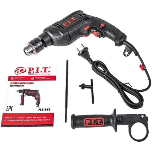 Дрель ударная электрическая P.I.T PSB13 C6 650 Вт