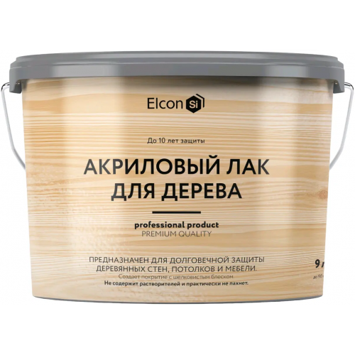 Акриловый лак для дерева Elcon 9 л