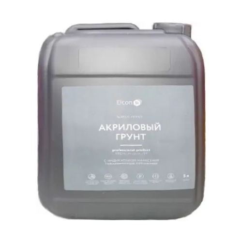 Акриловый грунт с индикатором нанесения Elcon Acrylic Primer 5 л
