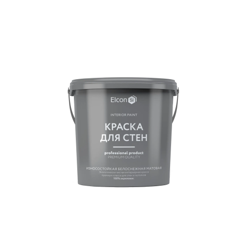 Краска для стен Elcon Interior Paint 900 мл белая