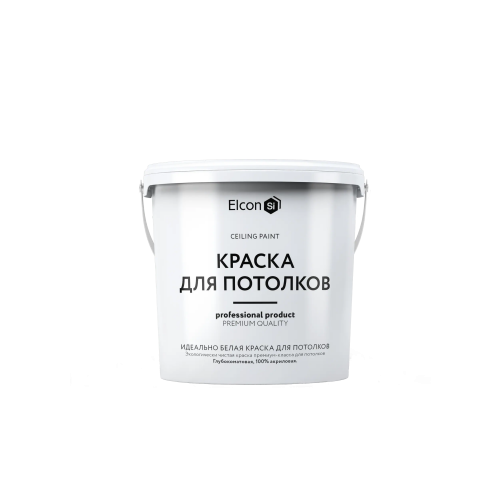 Краска для потолков Elcon Ceiling Paint 900 мл белая